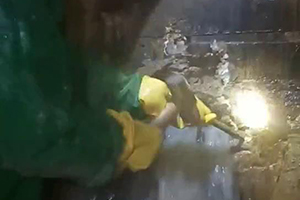 昌都消防水池堵漏施工视频